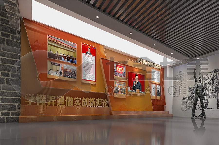 廉政警示文化館，黨風(fēng)廉政主題展廳設(shè)計布局，廉潔文化教育基地