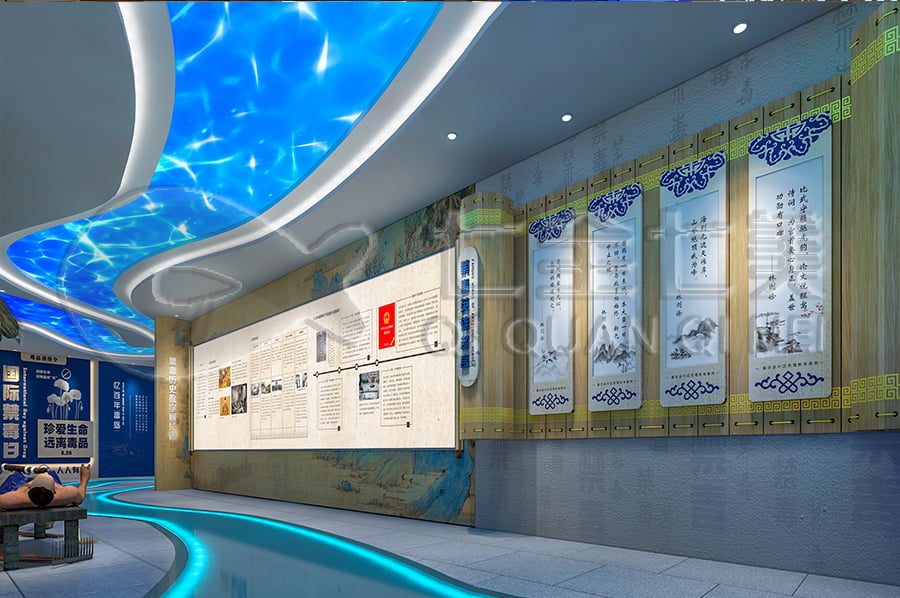 毒品預(yù)防教育展廳，多媒體禁毒展館，展廳設(shè)計(jì)公司，展廳建設(shè)方案