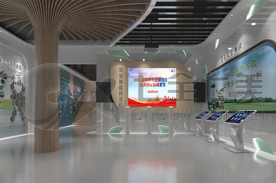 法制宣傳教育展廳，普法宣傳展館產(chǎn)品，公安局普法教育展館效果圖設(shè)計(jì)
