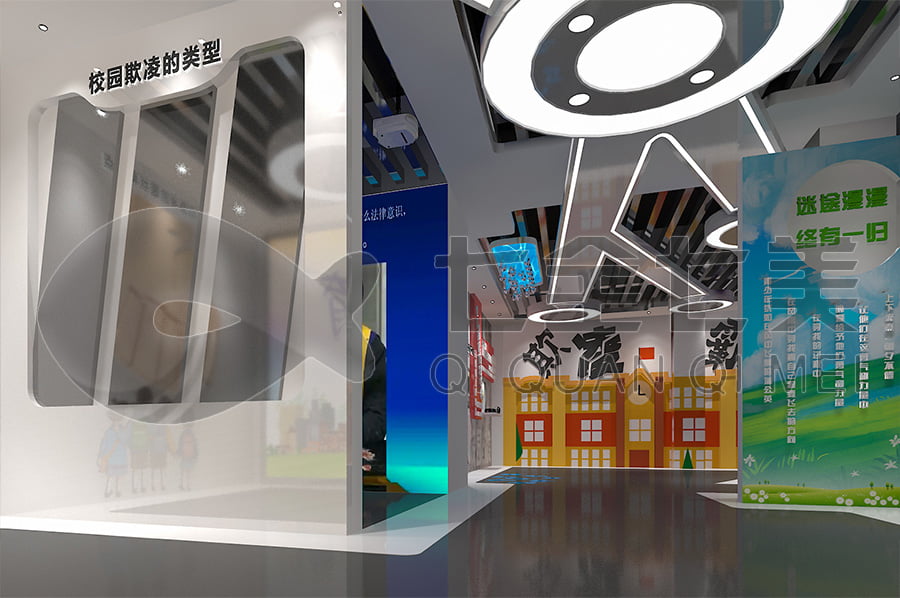 法制宣傳教育展廳，普法宣傳展館產(chǎn)品，公安局普法教育展館效果圖設(shè)計(jì)  建設(shè)意義