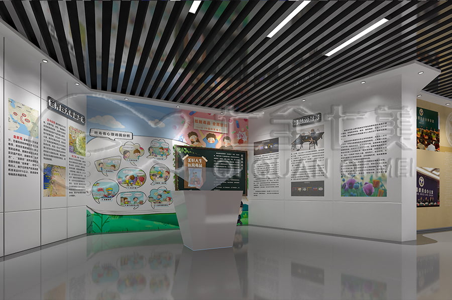 毒品預(yù)防教育展廳，中小學(xué)生，禁毒教育，數(shù)字化設(shè)備