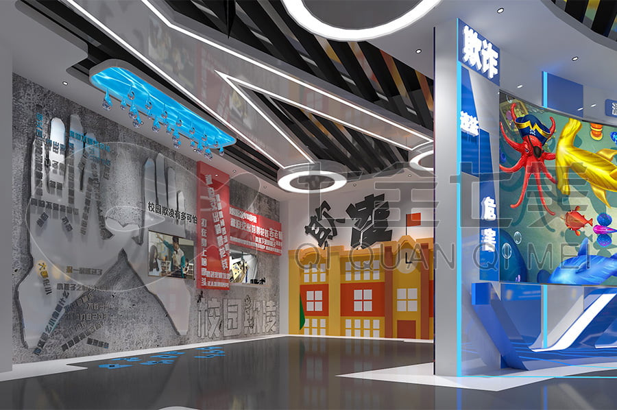 法治文化展館，普法示范平臺布置，法院普法示范展館，展廳設計公司