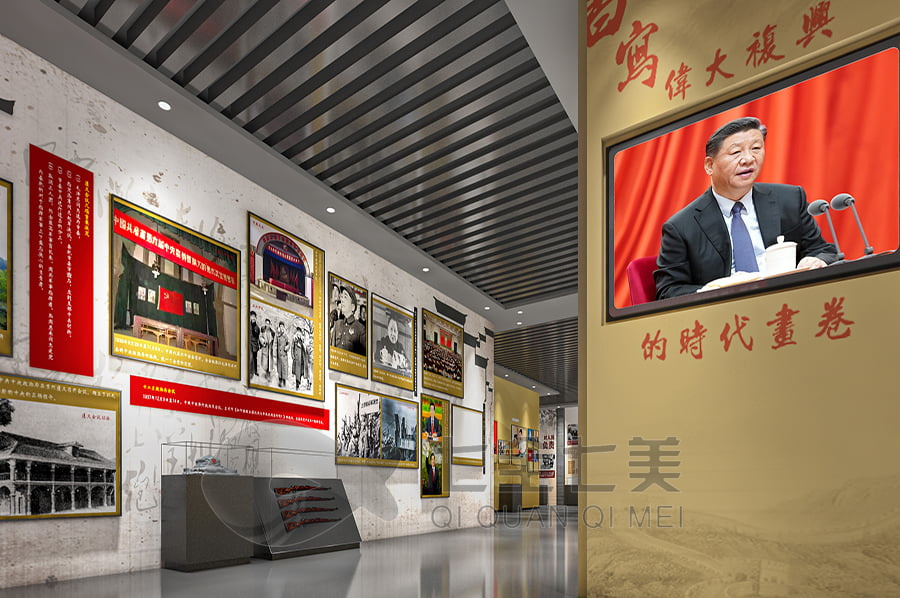 VR紅色黨風(fēng)傳承館平面圖,多媒體設(shè)備,數(shù)字化展示