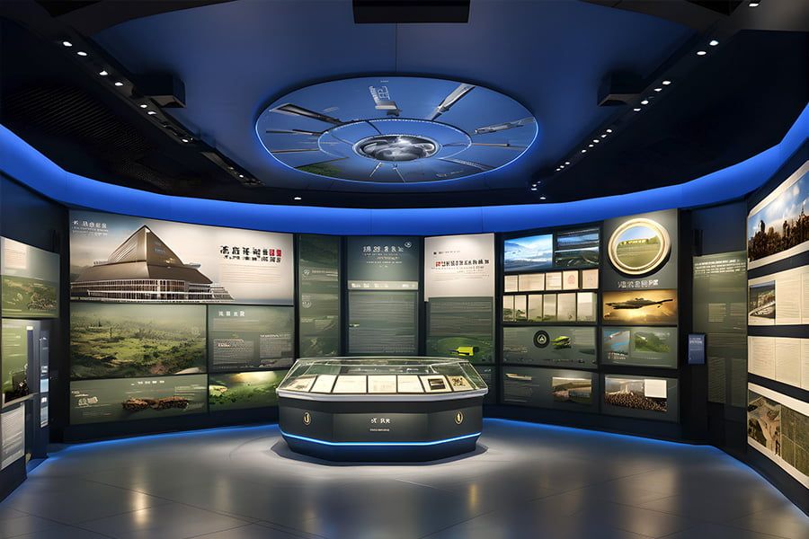 高科技國防展廳設(shè)計(jì), 多媒體軍事展覽策劃, 智能化裝備展示方案