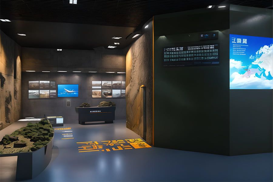 國防文化互動展示,高科技軍事展覽館設(shè)計,智慧型國防教育體驗