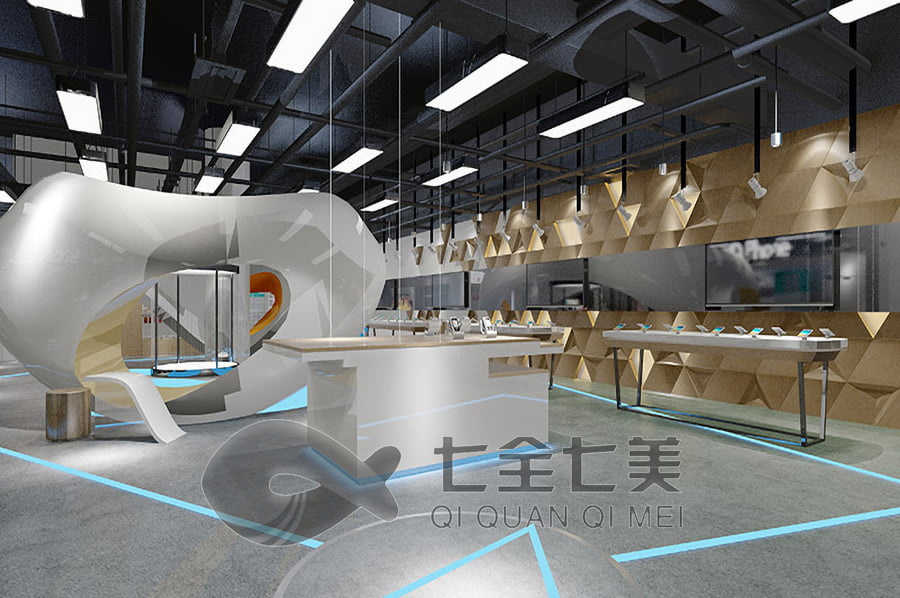 高科技企業(yè)展廳設(shè)計(jì),數(shù)字化多媒體展示,智能交互設(shè)備