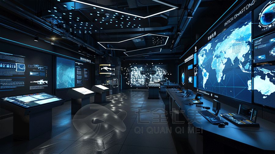 國防教育展廳設計,數(shù)字化展覽館建設,智能多媒體設備供應