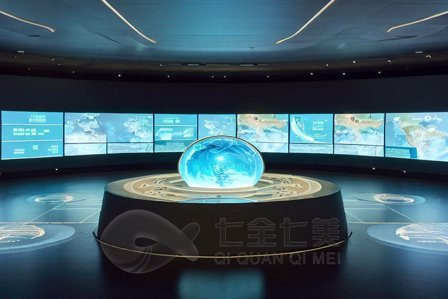 多媒體生物多樣性保護(hù)展示館, 展覽館設(shè)計, 多媒體設(shè)備