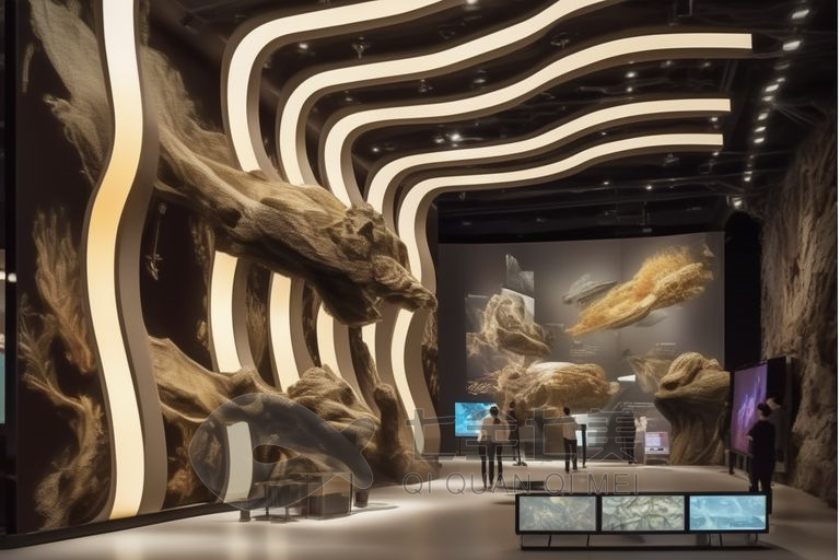 沉浸式文化展覽館施工圖, 多媒體展覽館設(shè)計(jì)公司, 文化展覽館多媒體設(shè)備