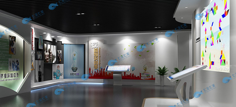法治展館3d設計圖紙
